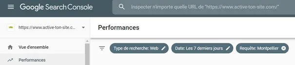 suivre le référencement local avec search console